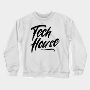 TECH HOUSE  - Signature (Black) Crewneck Sweatshirt